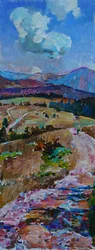 Paysage de montagne aux couleurs éclatantes