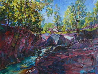 Gorge de la rivière Vibrant
