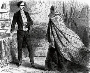 Illustration pour « Le Comte de Monte-Cristo », roman d