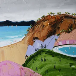 Une journée haute en couleurs à la plage