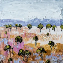 Paysage texturé de l