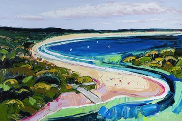 Une baie côtière pleine de vie