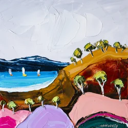 Une baie côtière pleine de vie