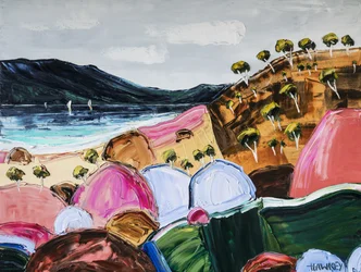 Un paysage côtier plein de vie