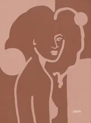 Femme nue minimaliste