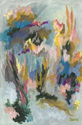 Abstrait floral éclatant