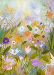 Un champ de fleurs enchanteur