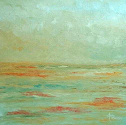 Horizon marin brumeux