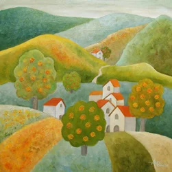 Le paisible village d