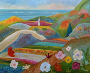 Un paysage côtier plein de vie