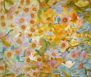 Un jardin floral aux couleurs éclatantes
