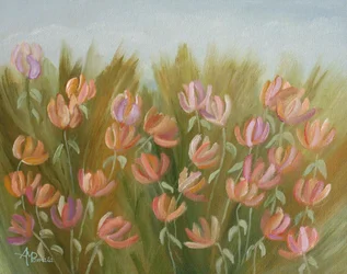 Une prairie fleurie aux couleurs éclatantes