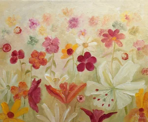 Un jardin fleuri et coloré