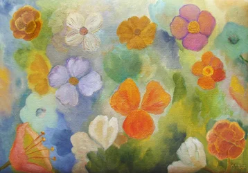 Fleurs éclatantes du jardin