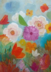 Fleurs éclatantes du jardin