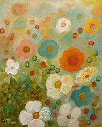 Fleurs de prairie aux couleurs éclatantes