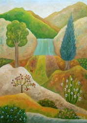 Une scène de nature pleine de vie