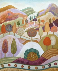 Paysage automnal fantaisiste