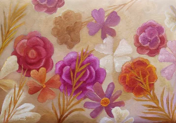 Jardin floral fantaisiste