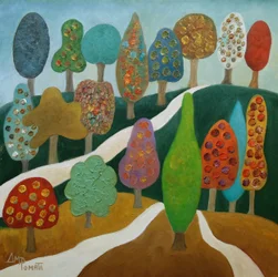Sentier féérique dans la forêt