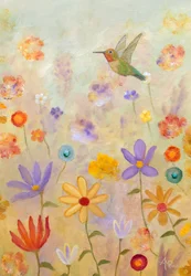 Jardin fantaisiste des colibris