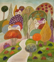 Le sentier fantaisiste du village