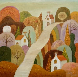 Le sentier fantaisiste du village