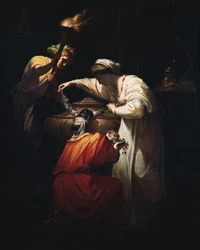 Cléopâtre décorant la tombe de Marc Antoine