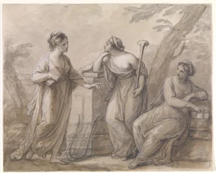 Trois muses en conversation