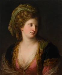 Femme en robe turque