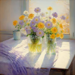 Florales 05, c.2020 (huile sur toile)