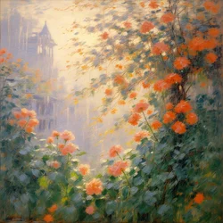 Florals 100, vers 2024 (huile sur toile)