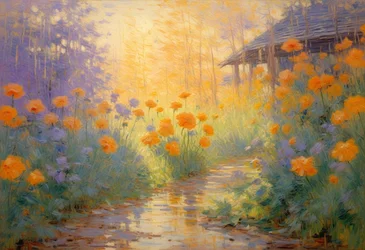 Florales 109, vers 2025 (huile sur toile)