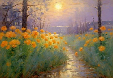 Florales 110, vers 2025 (huile sur toile)