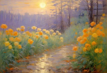 Florales 111, vers 2025 (huile sur toile)