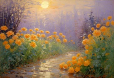 Florales 112, vers 2025 (huile sur toile)