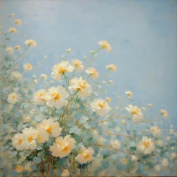 Florals 12, c.2020 (huile sur toile)