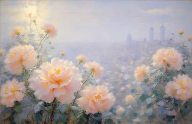 Florales 26, vers 2021 (huile sur toile)