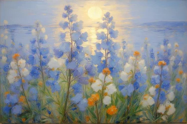 Florales 28, vers 2021 (huile sur toile)