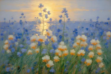 Florales 29, vers 2021 (huile sur toile)