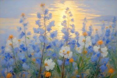 Florales 30, vers 2021 (huile sur toile)