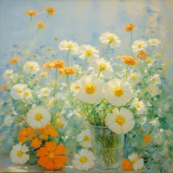 Florales 33, vers 2021 (huile sur toile)
