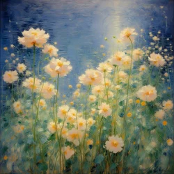 Florales 39, vers 2021 (huile sur toile)