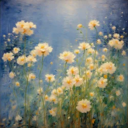 Florales 42, vers 2022 (huile sur toile)