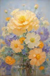 Florales 45, vers 2022 (huile sur toile)