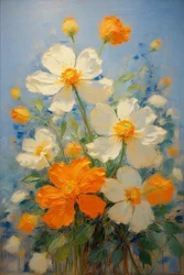 Florales 46, vers 2022 (huile sur toile)