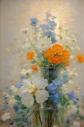 Florales 47, vers 2022 (huile sur toile)