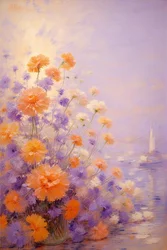 Florales 51, vers 2022 (huile sur toile)