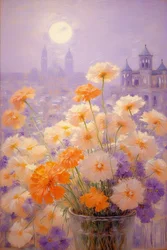 Florales 52, vers 2022 (huile sur toile)
