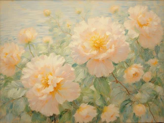 Florales 55, vers 2022 (huile sur toile)
